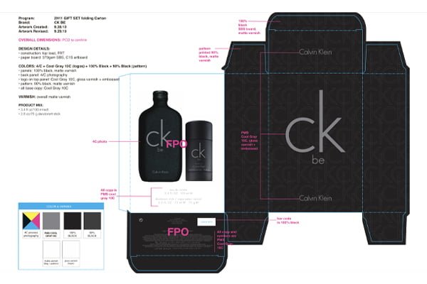 Calvin Klein Packaging
