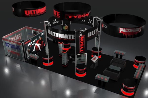 Tyson Packwoods Trade Show Booth